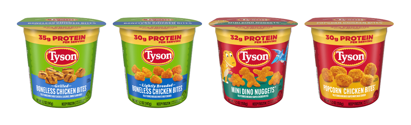 Tyson Introduces New Line of Portable Chicken Cups