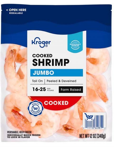 Kroger Frozen Shrimp Recalled Due to Possible Cesium-137 Contamination
